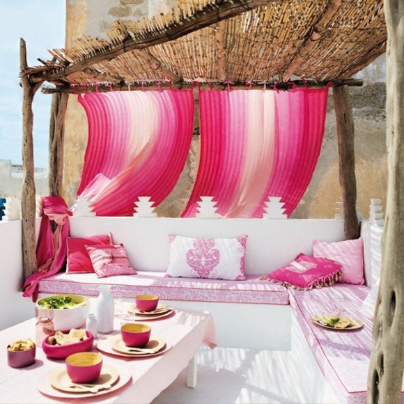 aménager d'une terrasse style marocain