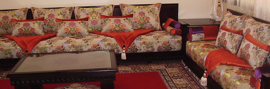 agréable salon marocain moderne 